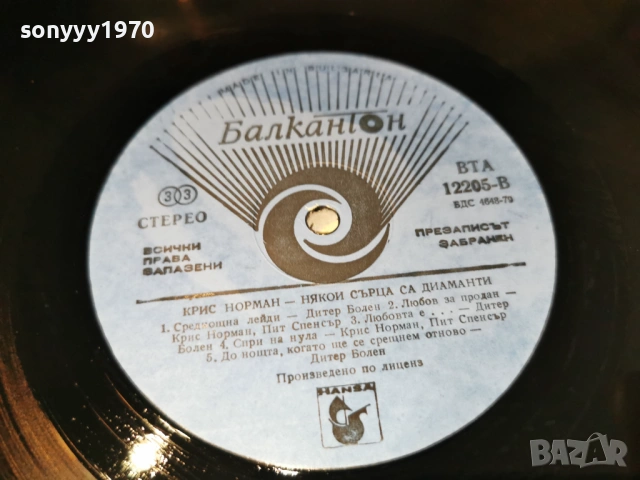 CHRIS NORMAN 0805261931L1, снимка 12 - Грамофонни плочи - 54477845