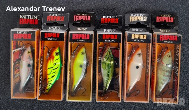 Воблери Rapala Rattlin rap(RNR), снимка 3 - Такъми - 54722194