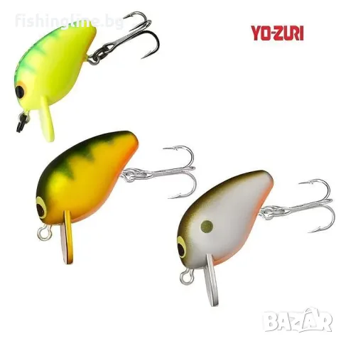 Yo-Zuri Snap Bean 2.5 cm 2 g – потъващ воблер за кефал, пъстърва и костур (7 цвята)