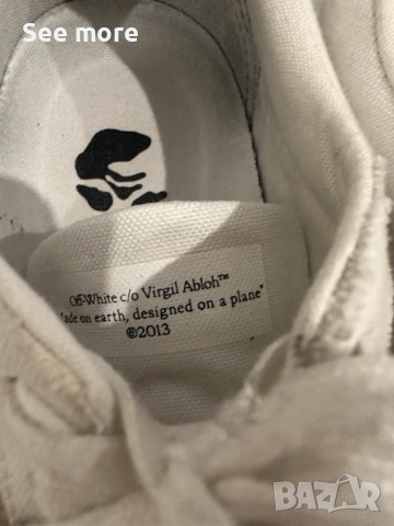 OFF-WHITE Low Top cloth Trainers Унисекс 41, снимка 13 - Спортни обувки - 54208653