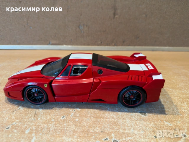метален модел "FERRARI FXX"/Hot Wheels,1:18/, снимка 13 - Колекции - 55123353