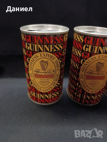 Кенчета от бира Guinness от 80 те , снимка 2 - Антикварни и старинни предмети - 54498344