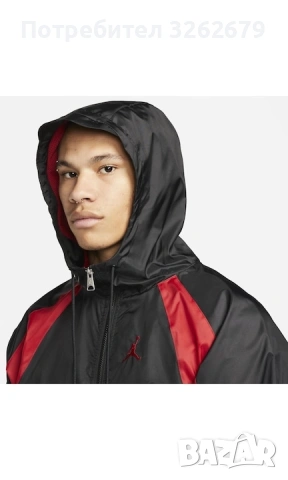 Nike jordan essentials ветровка оригинална М, снимка 5 - Спортни дрехи, екипи - 54735973