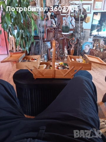 винтидж дървена кутия, снимка 7 - Антикварни и старинни предмети - 54309509