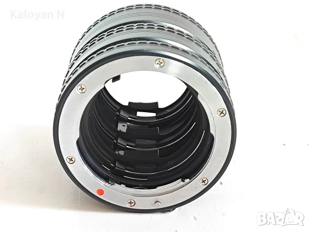 Комплект макро удължителни пръстени Asahi Pentax Auto Extension Tubes, байонет Pentax K, снимка 5 - Чанти, стативи, аксесоари - 55525801