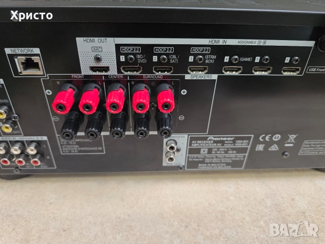 🔊🎵 Pioneer vsx-831 🎵🔊 4k wi-fi bluetooth, снимка 7 - Ресийвъри, усилватели, смесителни пултове - 54667773