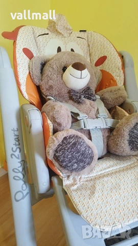 Столче за хранене Chicco - Polly 2 Start, Fancy Chicken, снимка 13 - Столчета за хранене - 54826536