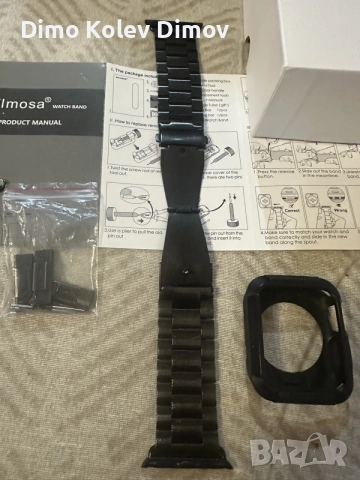 Верижка и Протектор Apple Watch 38 FULLMOSA, снимка 2 - Каишки за часовници - 55251315