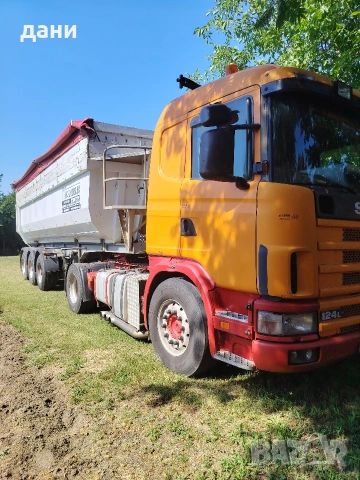 композиция Scania 124 L и гондола 38 кубика, снимка 2 - Камиони - 55198348