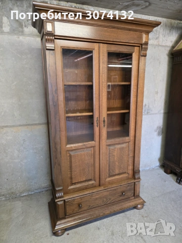 Масивна дъбова библиотека в стил Рустик 