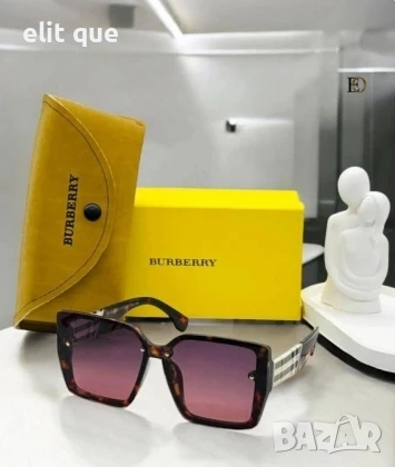 очила с калъф, кутия и ув защита burberry gucci celine prada, снимка 2 - Слънчеви и диоптрични очила - 55243773