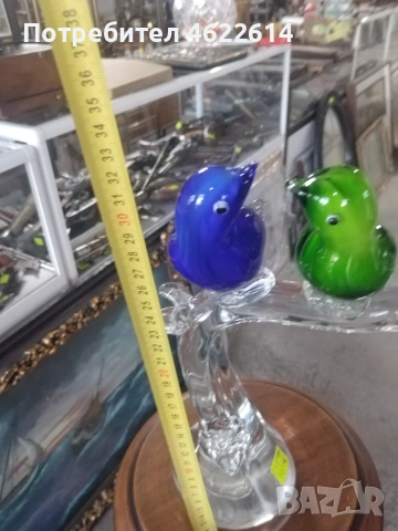 ПРОДАВАМ УНИКАЛНА ФИГУРА НА ПТИЧКИ, МОРАНО , снимка 4 - Колекции - 55128446