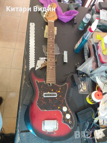 Продавам електрическа китара Sakai (Kawai/Teisco) EG-1, снимка 2 - Китари - 55228573