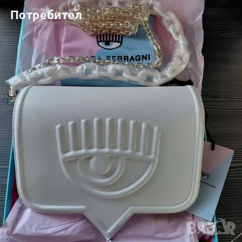Оригинална чанта за рамо и кросбоди Chiara Ferragni Намалена цена -51%
