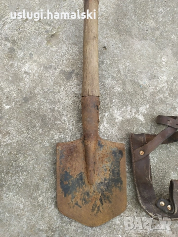 Стара войнишка лопата, снимка 2 - Антикварни и старинни предмети - 54041448