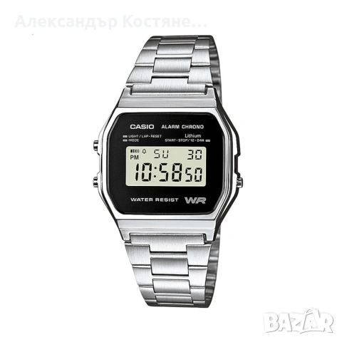 Нов часовник Casio A158WEA-1EF - гаранция