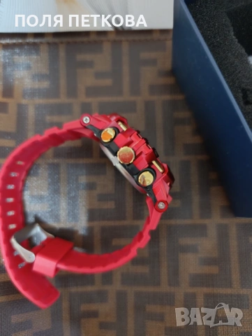 Червен часовник, снимка 6 - Мъжки - 53960647