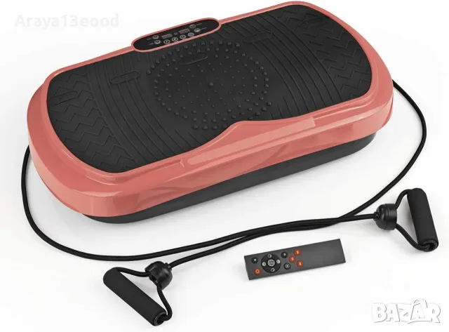 Вибрационна платформа за тренировки Syltfit Beatrice Egli Collection с 99 нива и 10 програми, снимка 4 - Фитнес уреди - 55308856