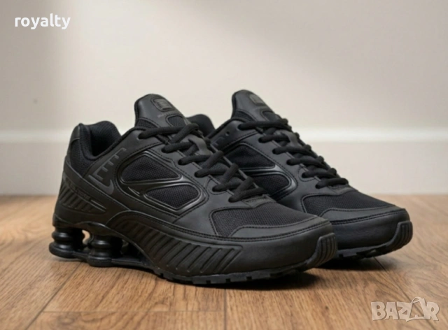 Nike Shox Enigma Black Нови Черни Мъжки Маратонки Найк с Кутия 