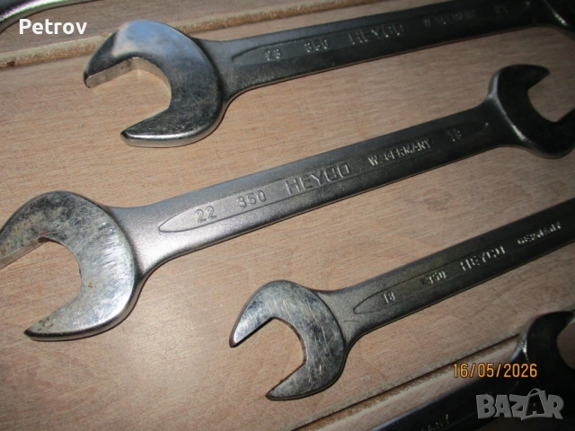 HEYCO No.350 - MADE IN GERMANY - Profi Комплект 12 броя, 6 - 32 mm Гаечни Ключове - Нов Внос Germany, снимка 2 - Гедорета - 54664015