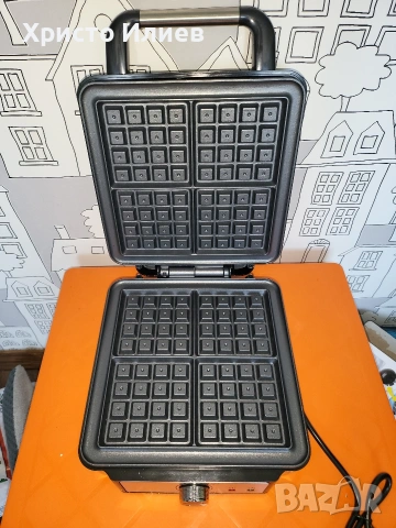 Гофретник 1200W Мощен голям за 4 гофрети, снимка 9 - Гофретници - 54425458