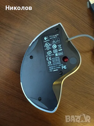 Продавам мишка Logitech T-BB18 Ergo Trackman, снимка 3 - Клавиатури и мишки - 55609784