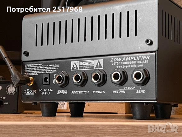 Глава за кабинет Joyo Zombie II, снимка 4 - Ресийвъри, усилватели, смесителни пултове - 55086434