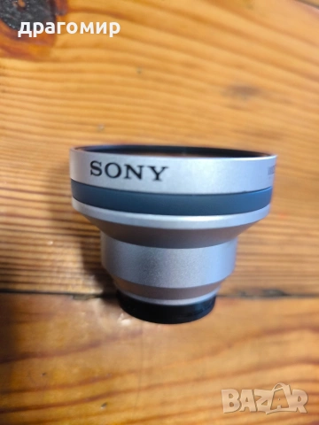 SONY WIDE CONVERSION LENS x0,7 VCL-HG0725 made in JAPAN , снимка 3 - Обективи и филтри - 54337826