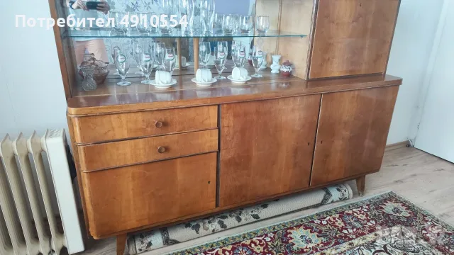 Продавам ретро бюфет. , снимка 3 - Бюфети - 55571343