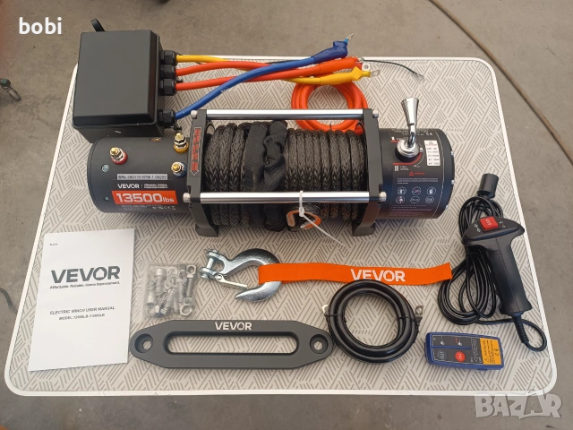 Лебедка Vevor 13500lbs за пътна помощ , джип и др. 