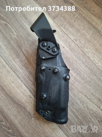Кобур за Глок 17 с фенер Safariland, снимка 8 - Оборудване и аксесоари за оръжия - 54228028