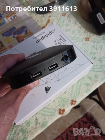 А1 android tv box, снимка 5 - Плейъри, домашно кино, прожектори - 54682592