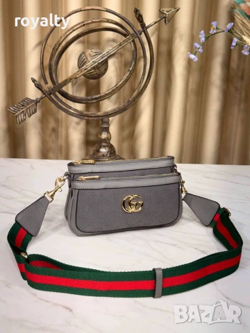 Gucci Нова Дамска Кожена Чанта Гучи Различни Цветове , снимка 7 - Чанти - 55082928