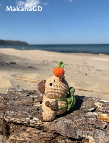 Плетена капибара, снимка 3 - Плюшени играчки - 54323140