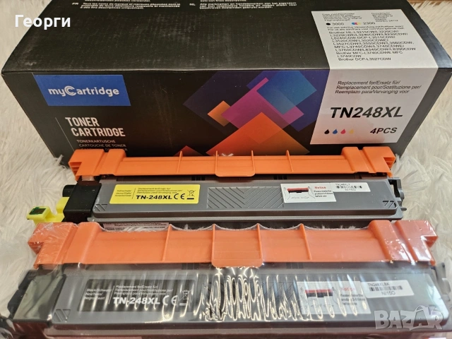 TN245 Комплект от 4 лазерни тонер касети Brother, съвместими с TN245/TN241 BK/C/M/Y, снимка 2 - Принтери, копири, скенери - 54830818
