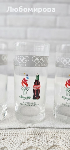 Винтидж чаши Coca-Cola/ Аtlanta 1996 година, снимка 3 - Колекции - 53978295