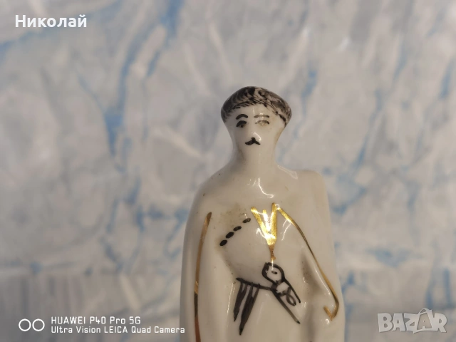 Стара Съветска Порцеланова Фигура Джигит Казак Еревански Завод ЕФЗ, снимка 12 - Антикварни и старинни предмети - 54387824