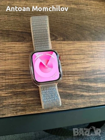 Смарт часовник Apple Watch 7 45mm червен 85% батерия , снимка 5 - Смарт гривни - 54805388