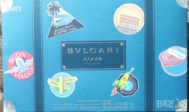 Несесер-BVLGARI-в подаръчна кутия