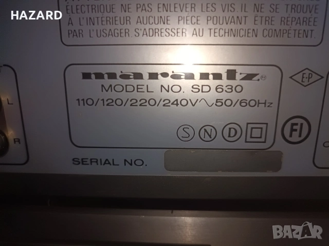 MARANTZ SD-630 auto reverse, снимка 8 - Декове - 55149508