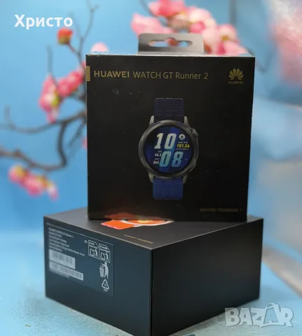 НОВ!!! Смарт часовник Huawei Watch GT Runner 2, 46mm, AMOLED, GPS, Bluetooth, TruSense , снимка 3 - Смарт часовници - 55308072