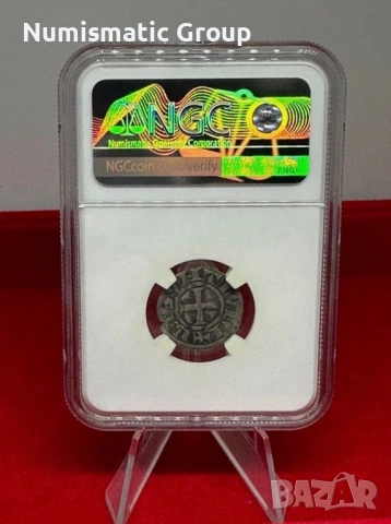 1200-1300 Франция Дение Безансон Роберс - 4756 АНОНИМЕН NGC VF 20, снимка 3 - Нумизматика и бонистика - 54060108