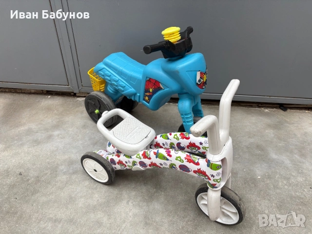 Детско колело и мотор за деца до 3-4 години