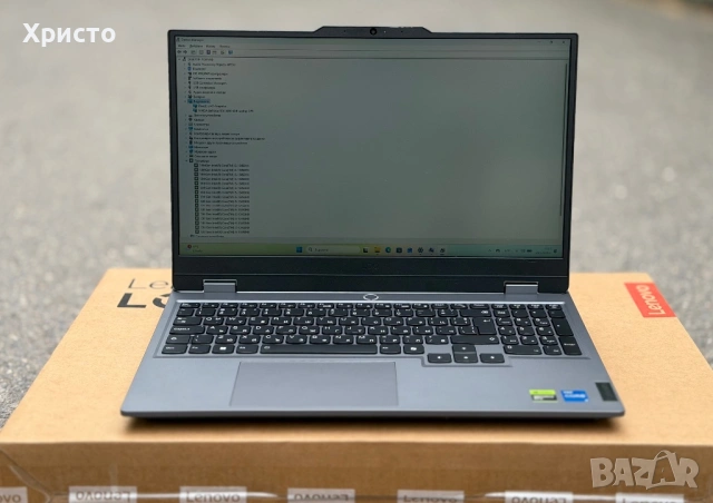 ГАРАНЦИОНЕН!!! Гейминг лаптоп Lenovo LOQ 15IRX9 – i5-13450HX, 32GB RAM, RTX 3050, 1TB SSD  , снимка 2 - Лаптопи за работа - 54653007