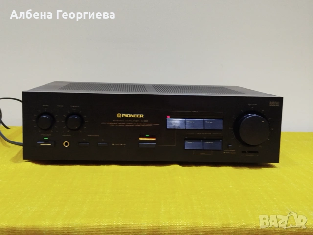 Усилвател PIONEER A-33 -410 W - JAPAN, снимка 8 - Ресийвъри, усилватели, смесителни пултове - 54632741