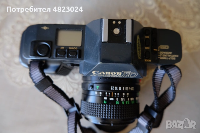 Canon T70 & Canon FDn 28mm f2.8 Lens. Canon FD Mount, снимка 4 - Фотоапарати - 54552327