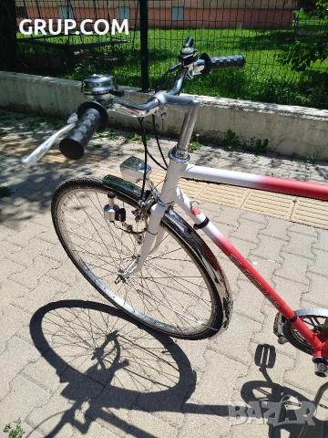 *Немски Градски Ретро винтидж Traveller 28''цола 6 скороси ретро Осветление Внос Германия**, снимка 4 - Велосипеди - 54970391