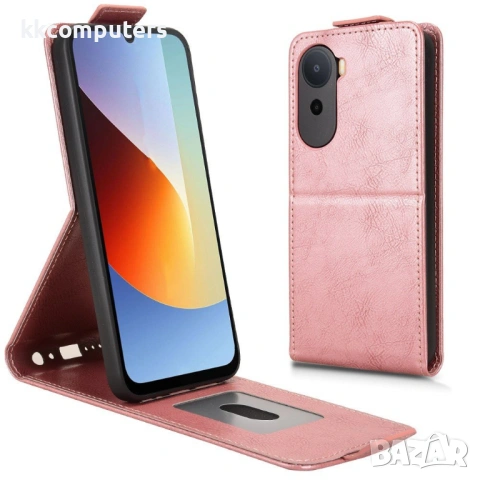 Вертикален Кожен Калъф за Xiaomi Redmi A7 Pro 4G - Флип, Магнитен, Стойка, Слот за карта, 4 цвята, снимка 3 - Калъфи, кейсове - 54293088