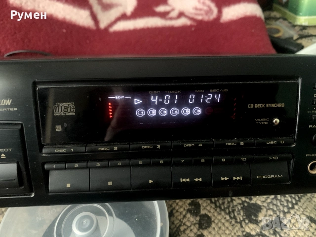 CD Player Pioneer - 6 disks, снимка 3 - Аудиосистеми - 55068580