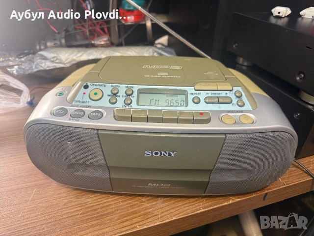SONY CFD-S03CPL CD/MP3 Радио МР3 и Касетефон, снимка 5 - Радиокасетофони, транзистори - 54659679